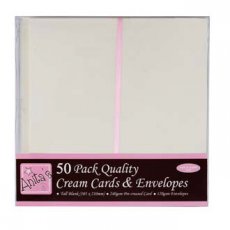 Base cards and envelops DL Cream ANT1512021 - 50 pcs 