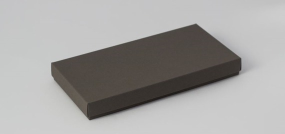 RzP-035 Pudełko pełne na kartkę C6 - szare