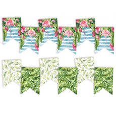 p13-287 Banerek / die cut garland Let's flamingle 6szt.