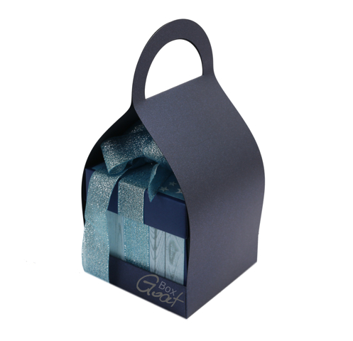 ID-1015 Trzymak nosidełko na exploding box - granatowy perłowy