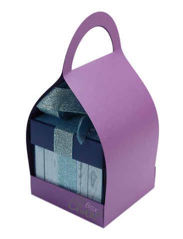 ID-1019 Trzymak nosidełko na exploding box - fioletowy perłowy