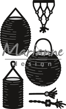 CR1443 Wykrojniki Craftables - lampiony