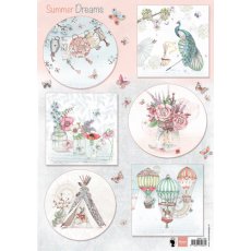 EWK1261 Obrazki do wycinania A4 - summer dreams