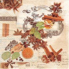 SERW073 Serwetka do decoupage'u 33x33cm