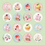 CP-SD07 sheet to be cut out Sweet Dessert
