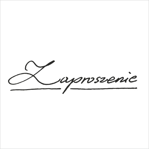 035 STEMPEL CraftyMoly- ZAPROSZENIE