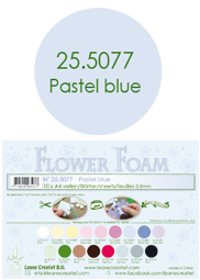 25.5077 Pianka do wykonywania kwiatków -Pastel Blue -arkusz A4