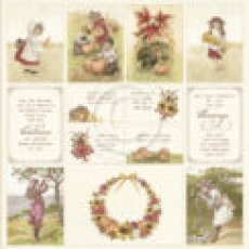 PD1630 Papier jednostronny 30,5x30,5cm - Summer falls into Autumn- obrazki 