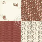 PD21001 Papier jednostronny 6x6'' -Let`s be Jolly- Santa Claus is coming