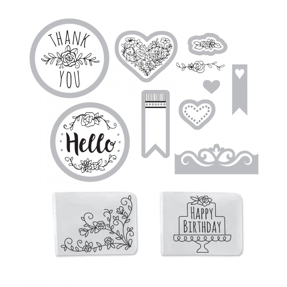 661770 Sizzix Mini Machine Sidekick Starter Kit (White &Gray)