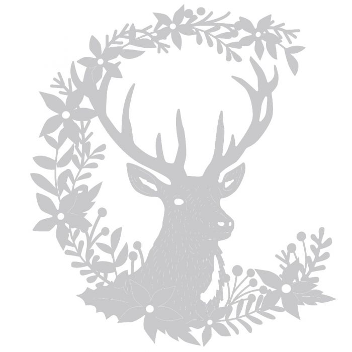 662634 Wykrojnik Thinlits - Deer - Wianek z jeleniem