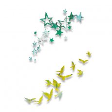 662673 Wykrojnik Thinlits - Birds and Stars - Ptaszki i gwiazdki