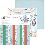 p13-191 Bloczek papierów Biegun Północny-North Pole 12x12"
