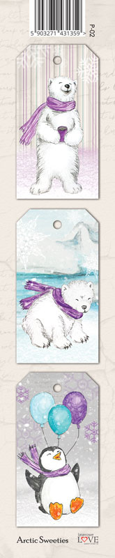 Pasek - Arctic Sweeties - P-02 - Laserowe LOVE
