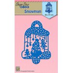 SDB070 Wykrojnik Snowman - Nellie Snellen - bałwanek