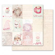 PM993467 Papier dwustronny metaliczny 30,5x30,5cm - Santa Baby- Christmas Magic