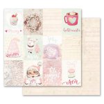 PM993467 Papier dwustronny metaliczny 30,5x30,5cm - Santa Baby- Christmas Magic