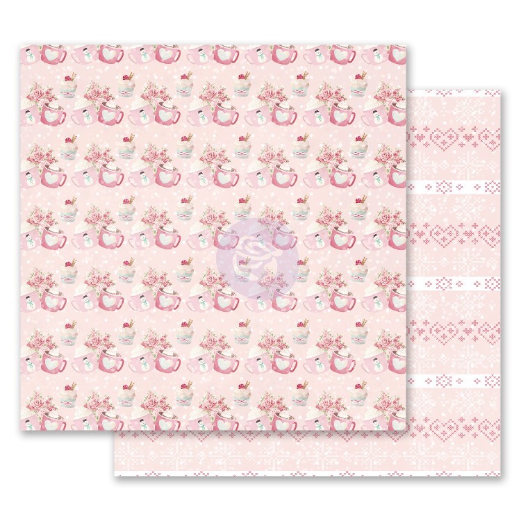 PM993511 Papier dwustronny metaliczny 30,5x30,5cm - Santa Baby- Warm&Cozy