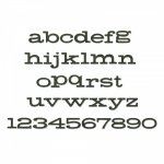 662430 Wykrojnik Bigz XL - Alphabet Die -Storybook