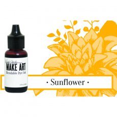 WVR62776 UZUPEŁNIACZ- Tusz Wendy Vecchi MAKE ART Bleandable Dye Ink - Sunflower