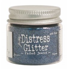 TDG39167 Faded Jeans Distress Glitter