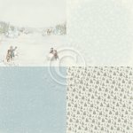PD23001 Papier jednostronny 6x6'' -Winter Wonderland-Snow day