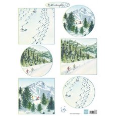 IT600 Arkusz A4 -Marianne Design - Winter Landscape 2