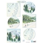 IT600 Arkusz A4 -Marianne Design - Winter Landscape 2