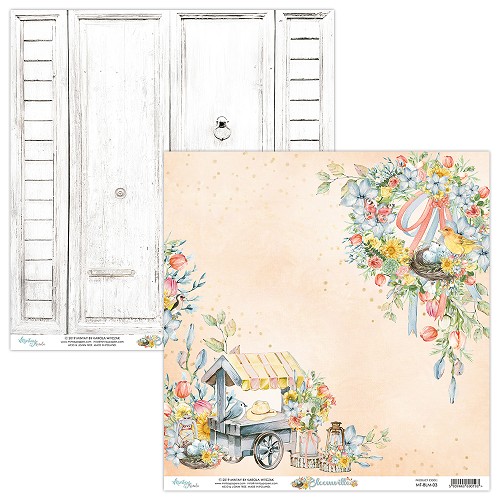 MT-BLM-03 Bloomville 03 -MINTAY PAPERS papier dwustronny 30,5x30,5cm