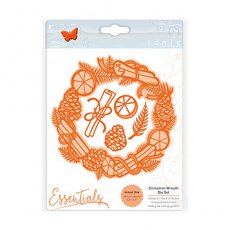 2166E Wykrojnik Cinnamon Wreath Die Set - Tonic Studios 