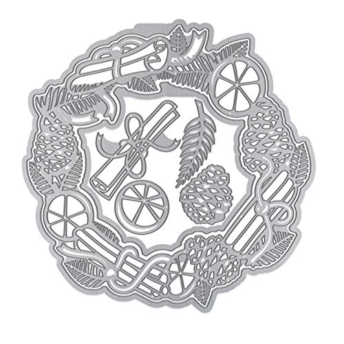 2166E Wykrojnik Cinnamon Wreath Die Set - Tonic Studios