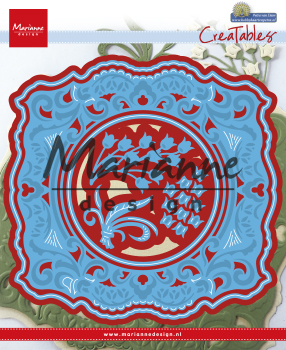 LR0578 Cutting die Creatable - Frame and flowers