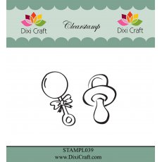 STAMPL039 Stempel Dixi Craft - smoczek i grzechotka