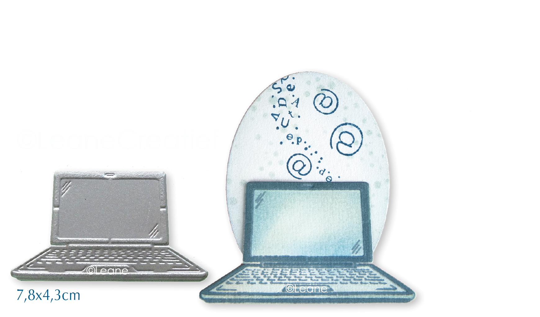 45.5015 Wykrojnik Leane Creatief - laptop