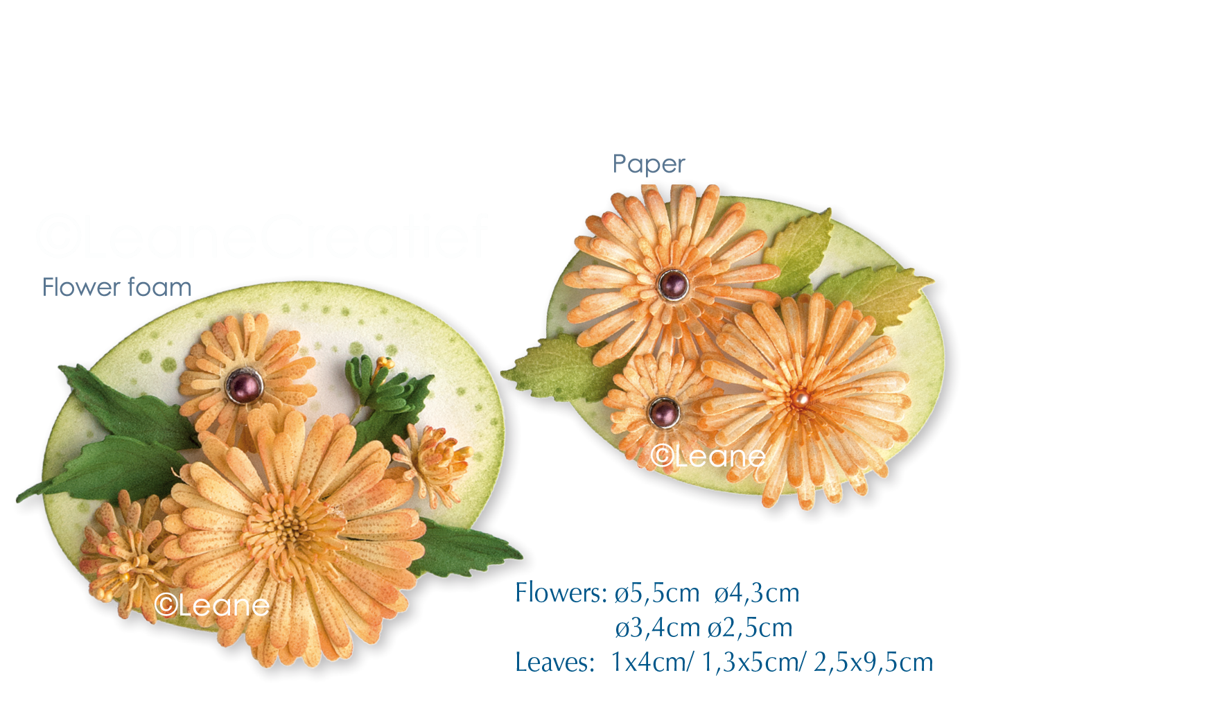 45.5664 Wykrojnik Leane Creatief - chryzantema