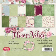 CPB-FV15 Bloczek 15x15 Craft & You Design -Floral Vibes