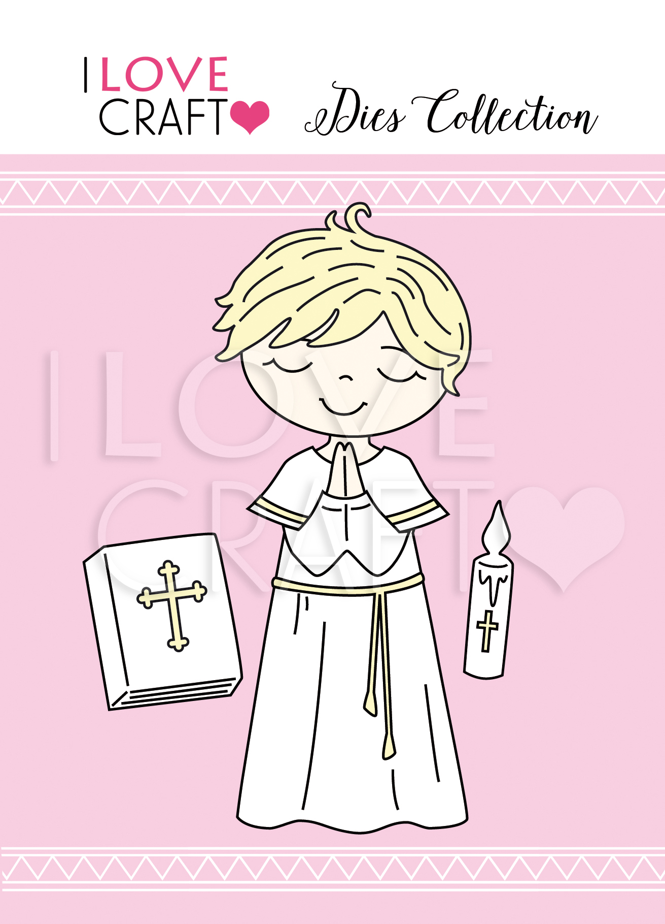 D007 Cutting Die - Communion Boy