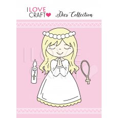 D008 Cutting Die - Communion Girl 