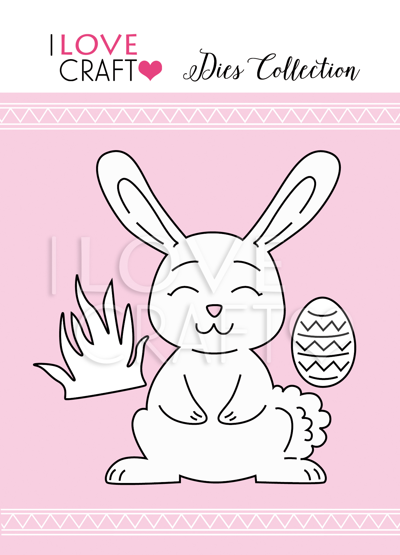 D014 Cutting die - Easter Bunny
