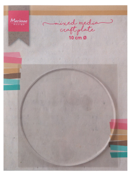 LR0016 Mixed Media Craft Plate okrągła 10cm