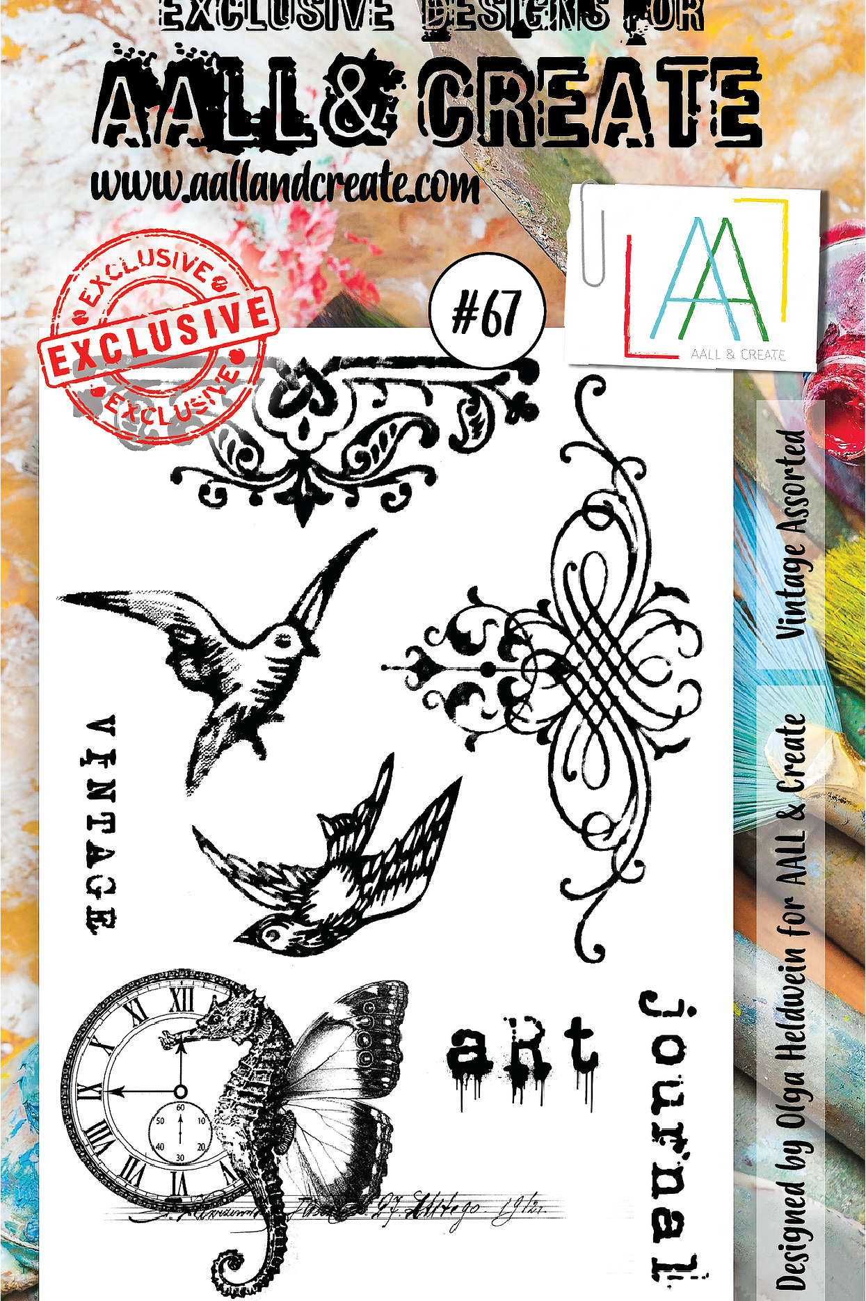 #67 AAll&Create - Stemple A6 - Vintage Assorted