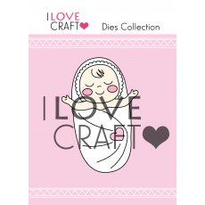 D020 Cutting die - baby baptism
