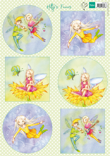 HK1706 Arkusz A4 -Marianne Design - Hetty's Fairies