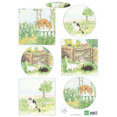 IT609 Arkusz A4 -Marianne Design - Tiny's Cats