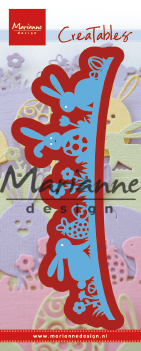 LR0588 Wykrojniki Creatable-Bunny border-zajączki border