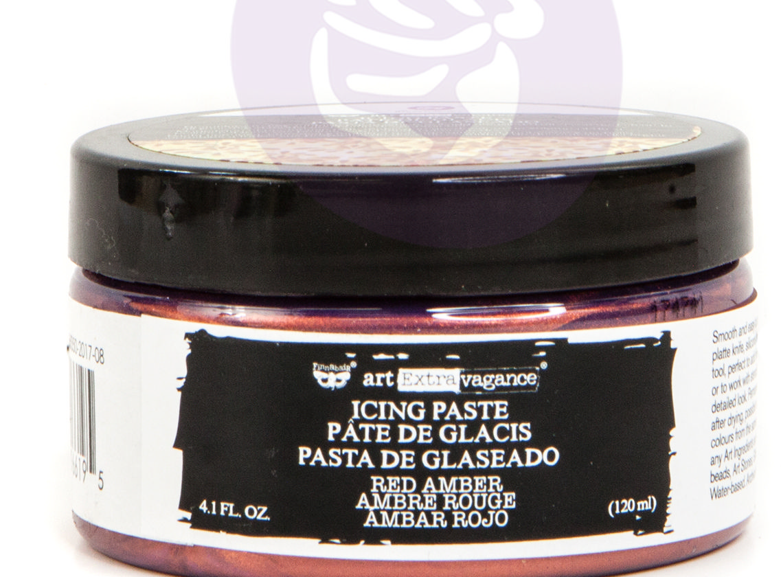 PM966195 Pasta - Finnabair Art Extravagance Icing Paste - Prima-red amber