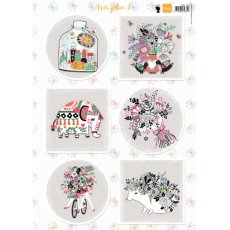 EWK1269 A4 one side paper - Marianne Design - Tres Jolie 2