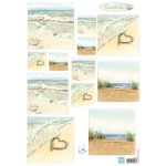 IT586 A4 one side paper - Marianne Design - Tiny's Sand & Sea 2
