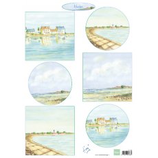 IT610 A4 one side paper - Marianne Design - Tiny's Harbors