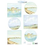 IT610 A4 one side paper - Marianne Design - Tiny's Harbors